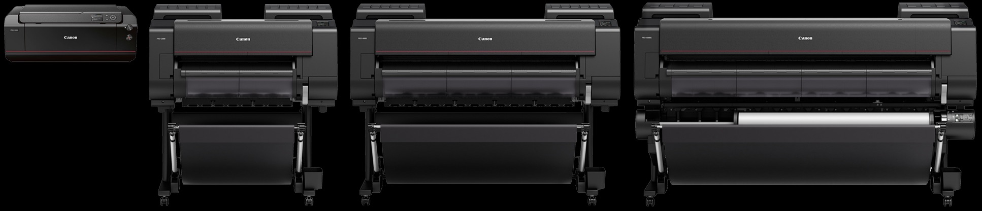 canon 2017 four printers